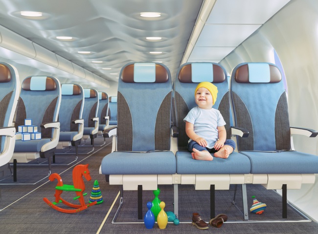 Путешествие на самолете с ребенком