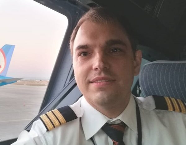 Pavel Vasilev pilot Aeroflota