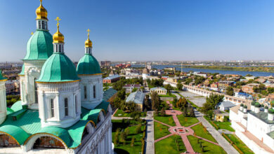 Пейзаж Астраханского кремля